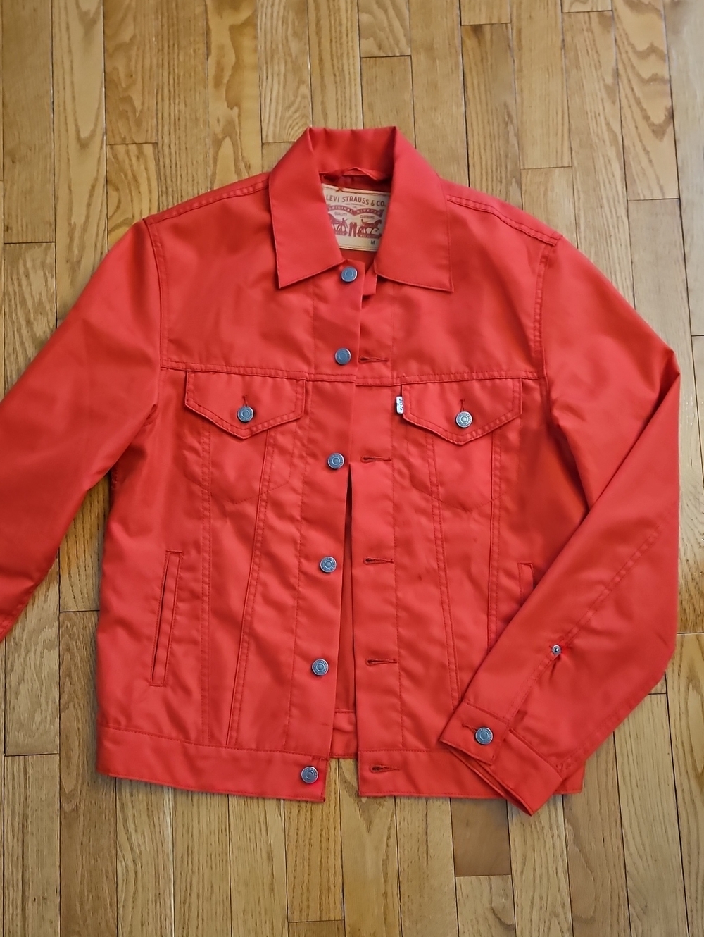 Levi's Red Lightweight Trucker Jacket